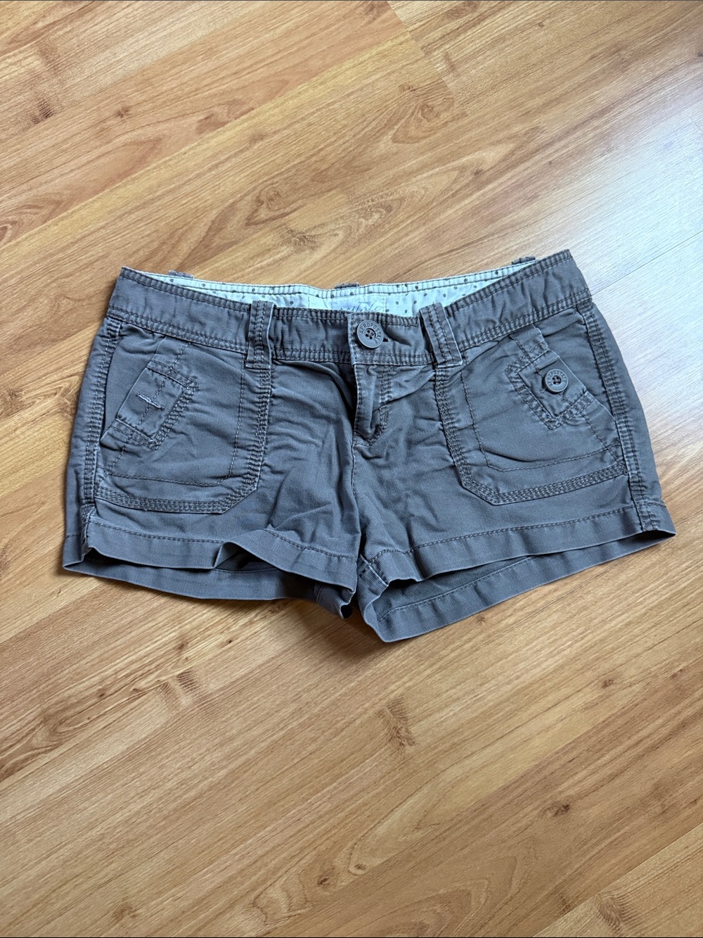 Aeropostale Women's Gray Casual Shorts
